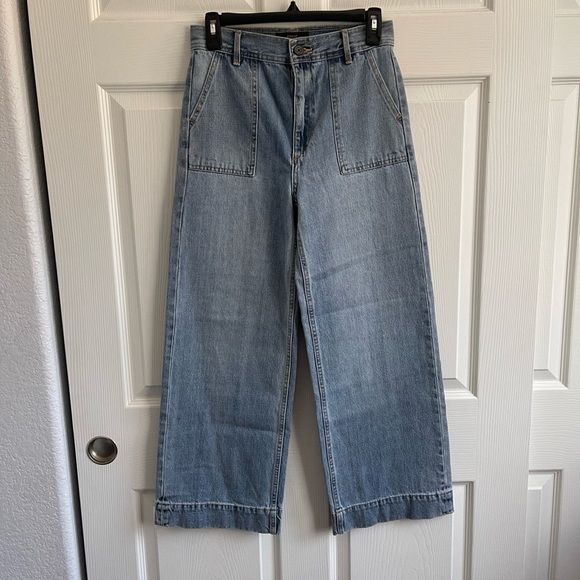 Frye Wide leg Utility high rise Jeans - Picture 1 of 6
